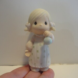 Precious Moments God Gave His Best Porcelain Figurine,Collectible Precious Moments Figurine,Vintage Precious Moments Porcelain Figurine