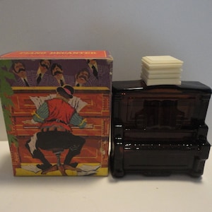 Avon Piano Decanter with Tribute After Shave,Collectible Avon After Shave and Bottle,Vintage Avon Piano After Shave Bottle,Piano Bottle