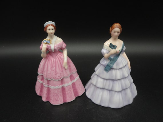 Franklin Porcelain Belles of the Masquerade Figurines Set