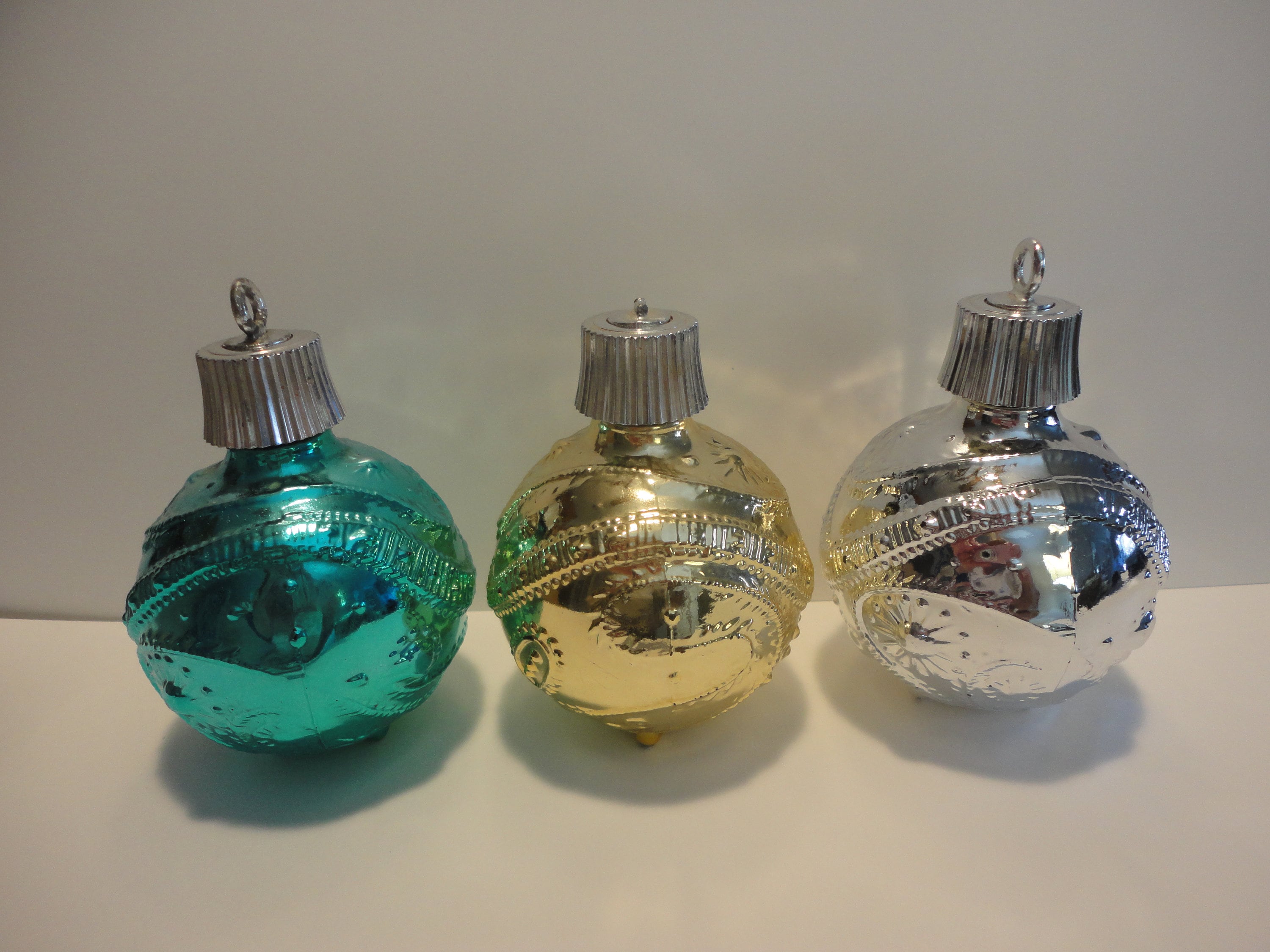 Avon christmas ornaments bubble bath bottlescollectible avon etsy