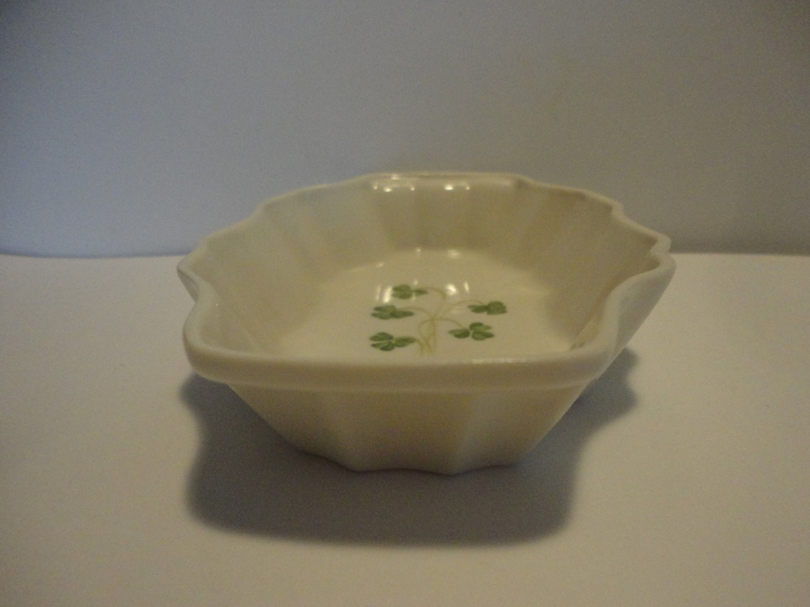 Donegal by Belleek Porcelain Shamrock Candy Dish/Trinket Etsy
