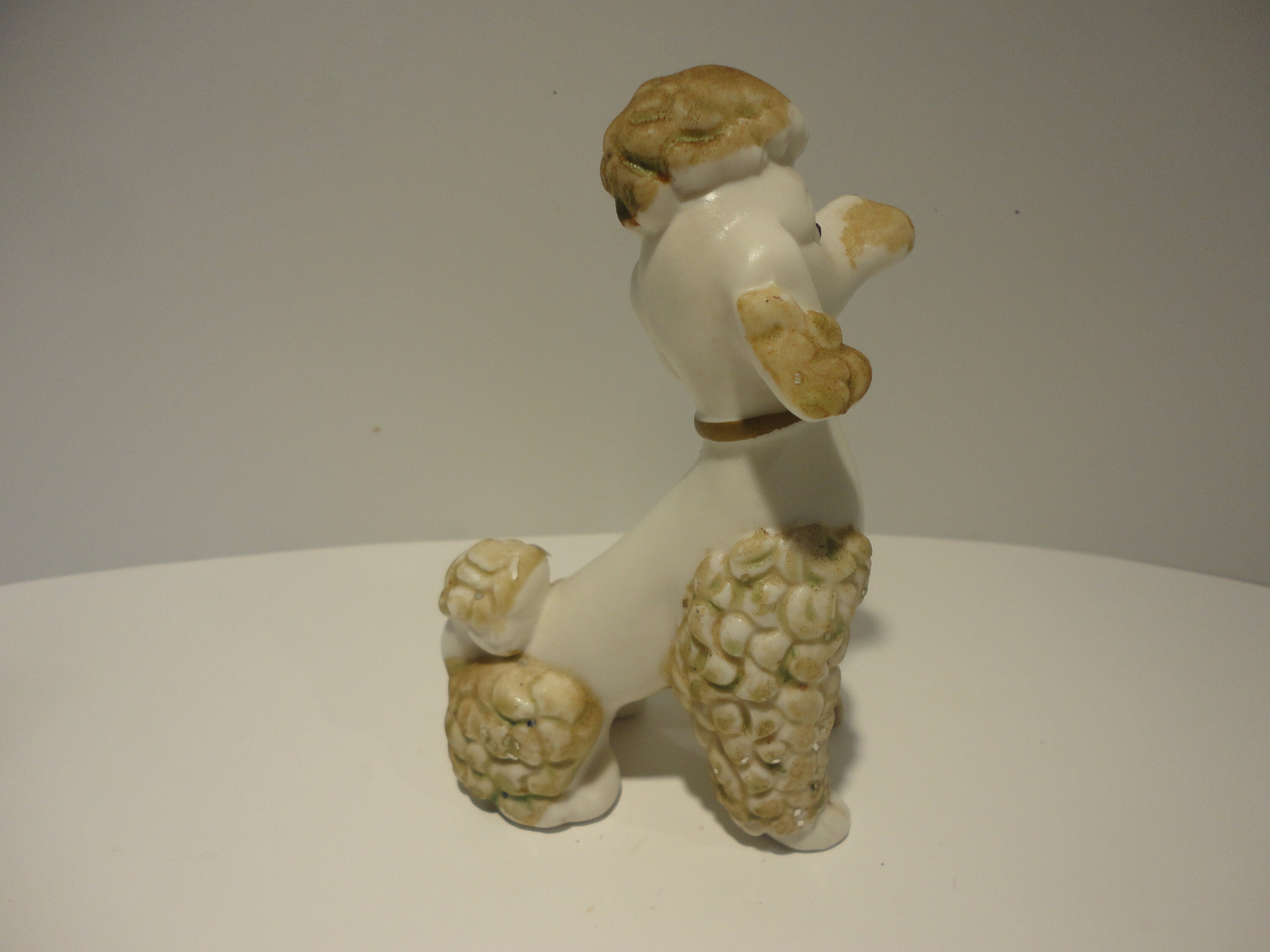 Porcelain Poodle Figurine Made in Japancollectible Poodle Etsy