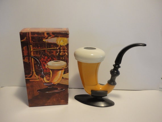 Avon Calabash Pipe DecanterCollectible Avon Piano Bottle, Decantor, Dark