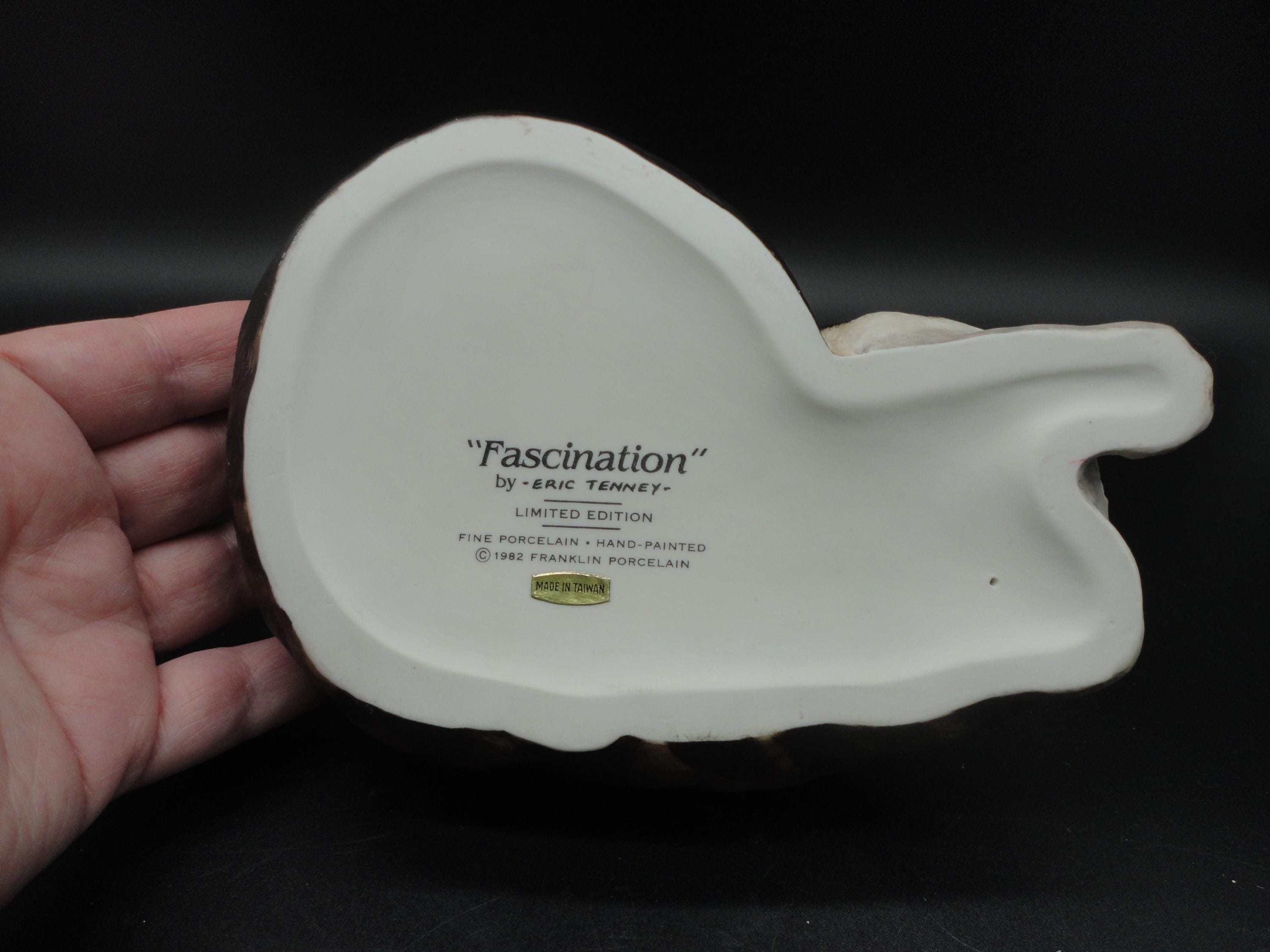 Franklin Mint Limited Edition Fascination Hand Painted Porcelain