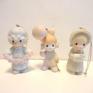 Precious Moments Porcelain Bisque Ornament,Collectible Precious Moments Porcelain Bisque Ornament,Vintage Precious Moments Ornament