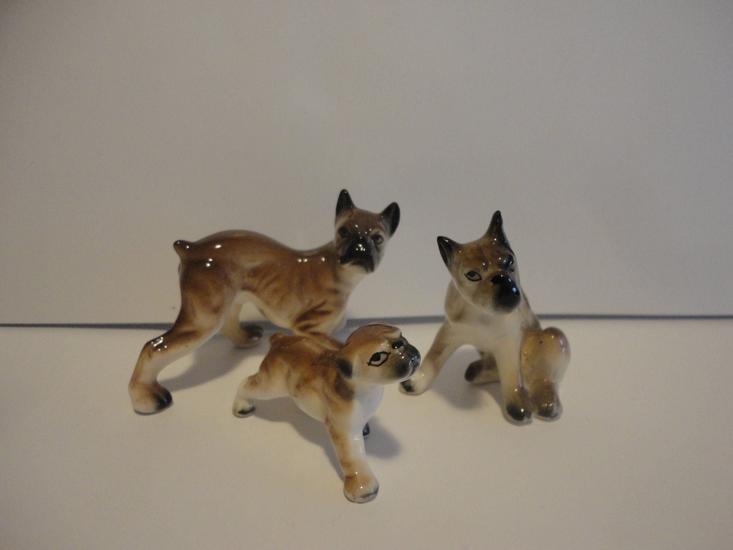 bone china Japan 陶器　ミニチュア　犬　8匹セット ボーンチャイナ Japan 陶器 置物 ミニチュア 犬 8匹セット