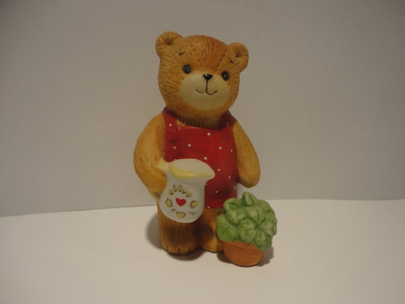 porcelain teddy bear figurines
