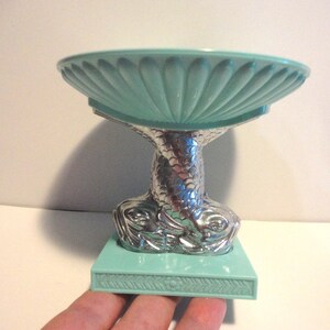 Vintage Avon Dolphin Trinket Dish, Collectible Soap Dish
