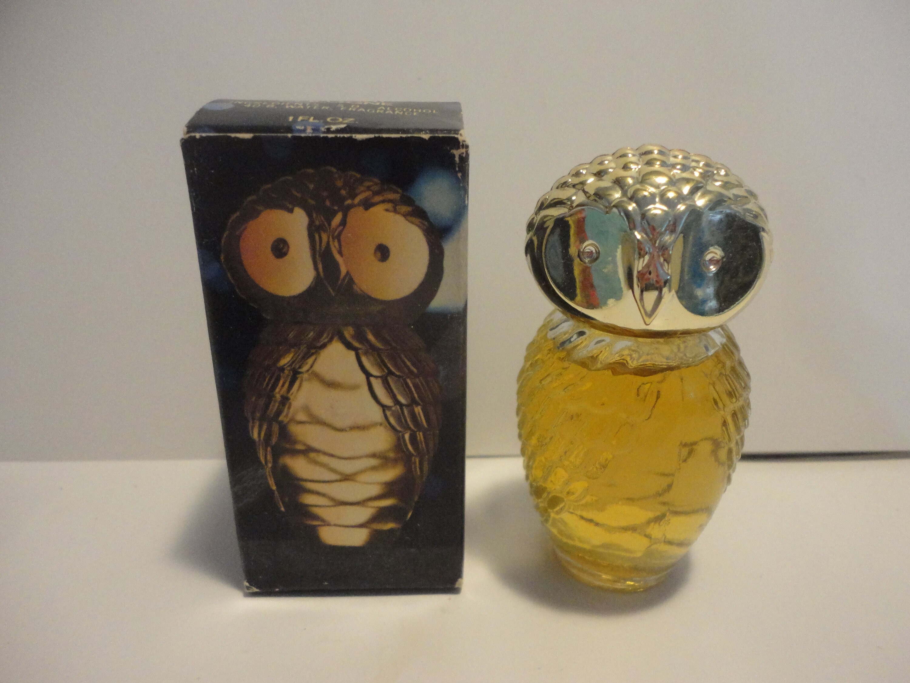 Avon Baby Owl Perfume Bottle With Colognecollectible Avon Etsy