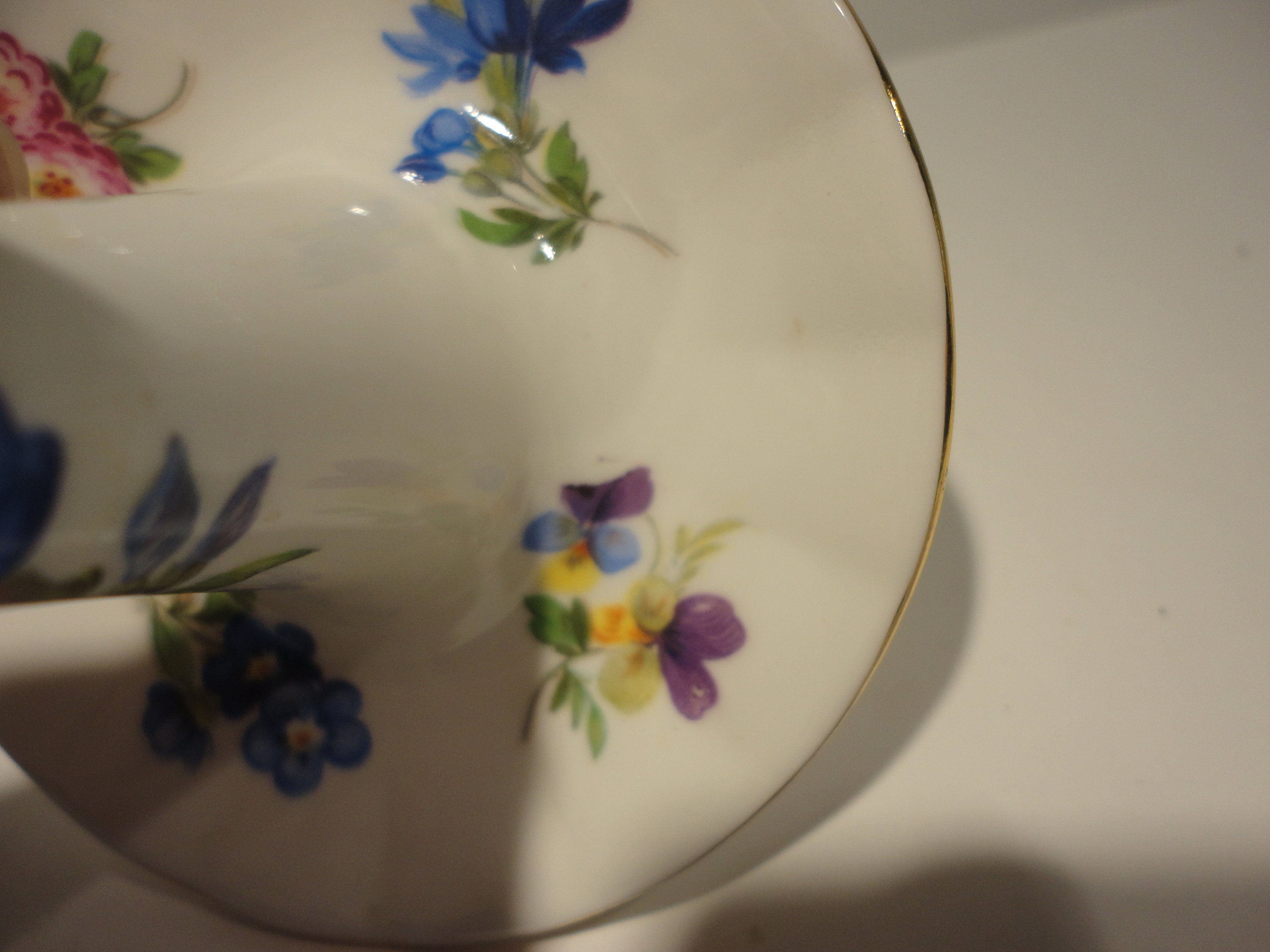 Radnor Bone China Floral Ring Holder Made in England Etsy