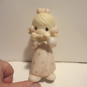 Precious Moments Lord Love Me A Song Figurine,Vintage Precious Moments Porcelain Figurine,Vintage Precious Moments Lord Love Me A Song