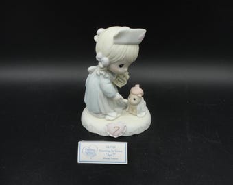 Precious Moments Growing In Grace Age 7 Figurine,Collectible Precious Moments Figurine,Vintage Precious Moments Growing In Grace Age 7