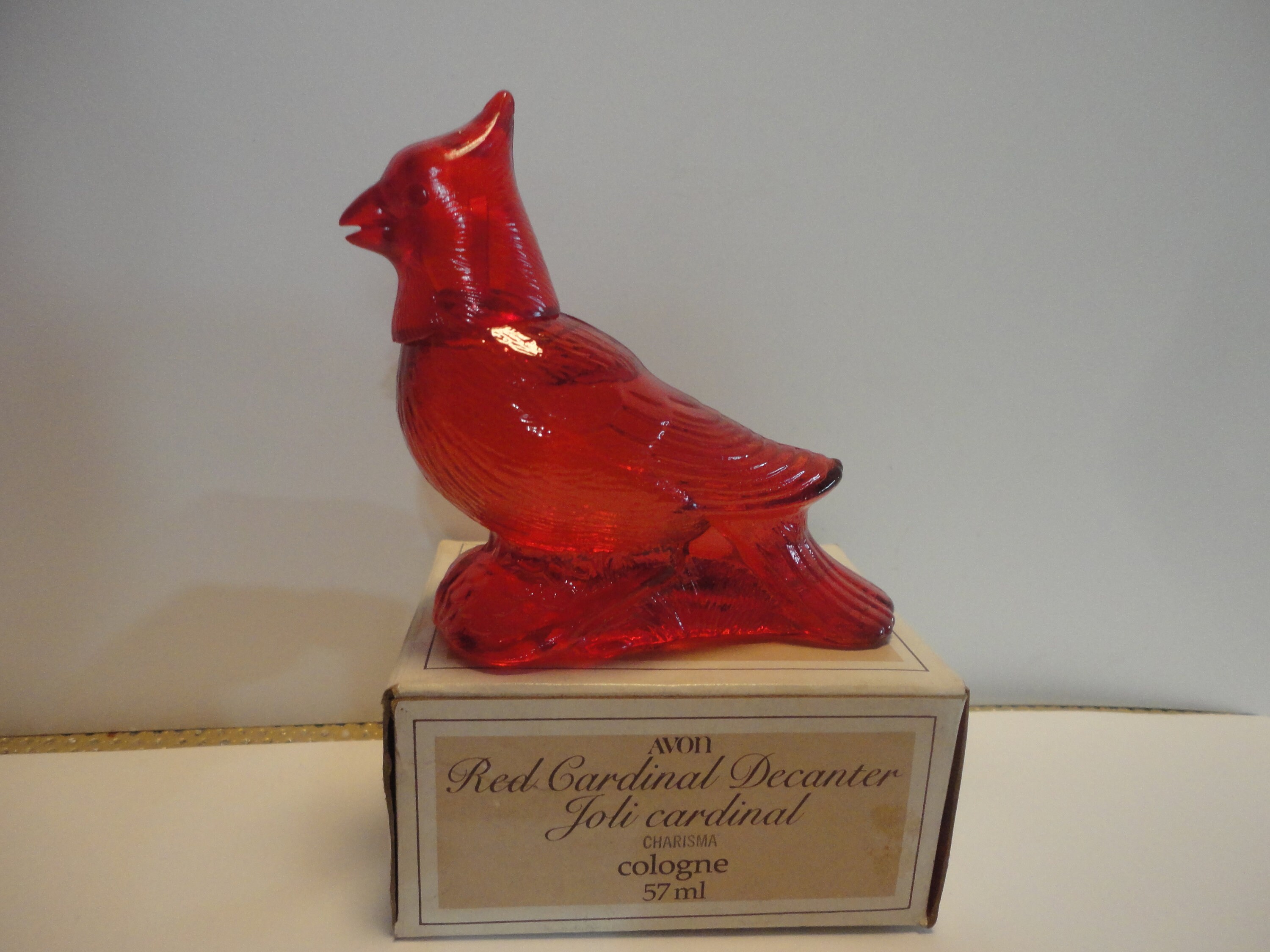 avon cardinal perfume bottle