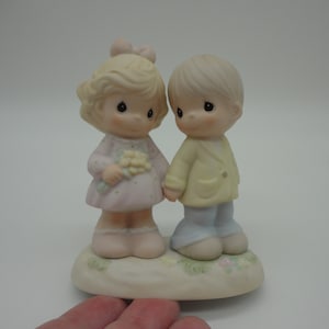 Precious Moments You&#39;re Forever In My Heart Figurine,Collectible Precious Moments Porcelain Figurine,Vintage Precious Moments Figurine