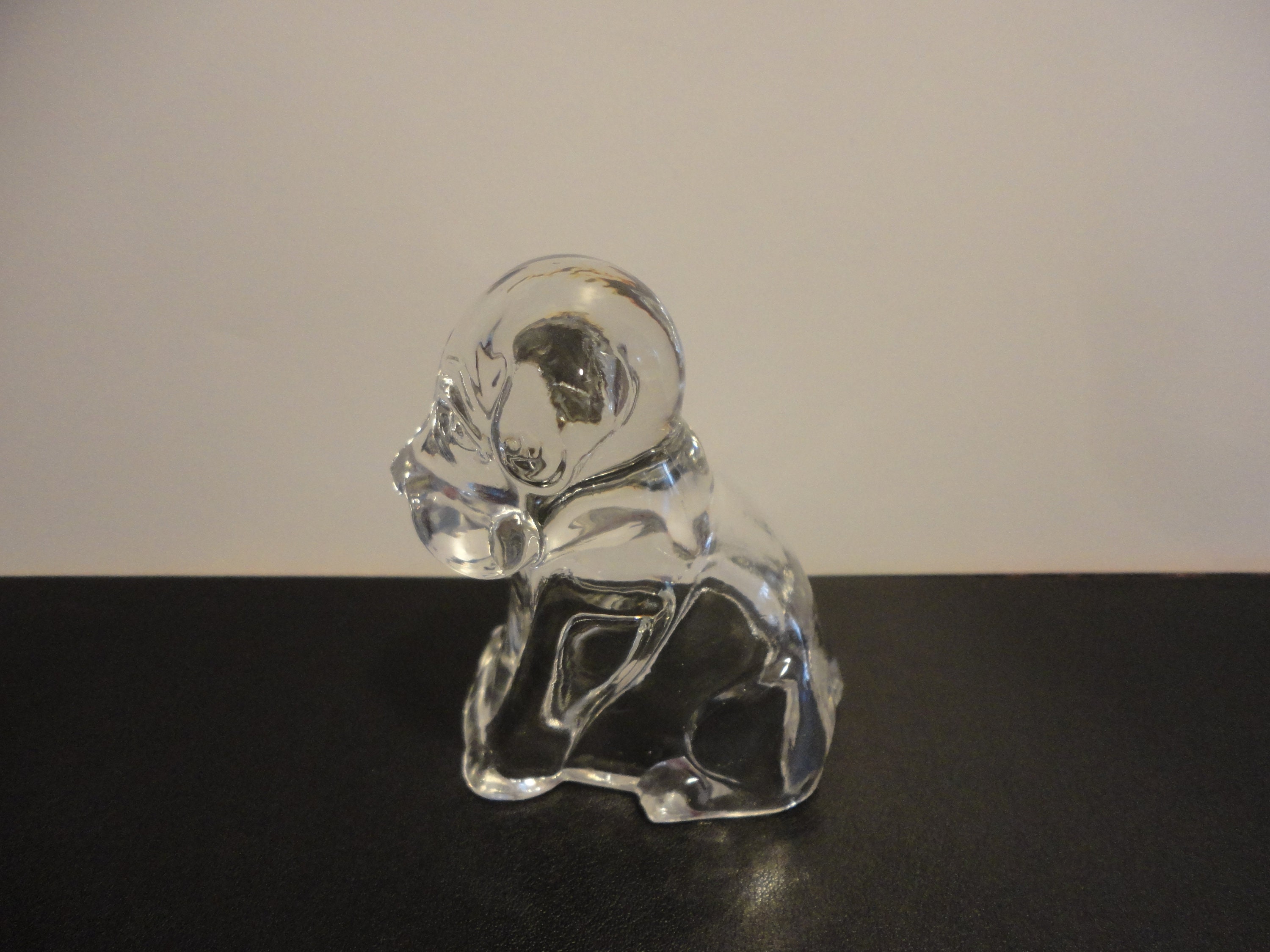 Vintage Federal Glass Puppy/Dog FigurineCollectible Glass Etsy