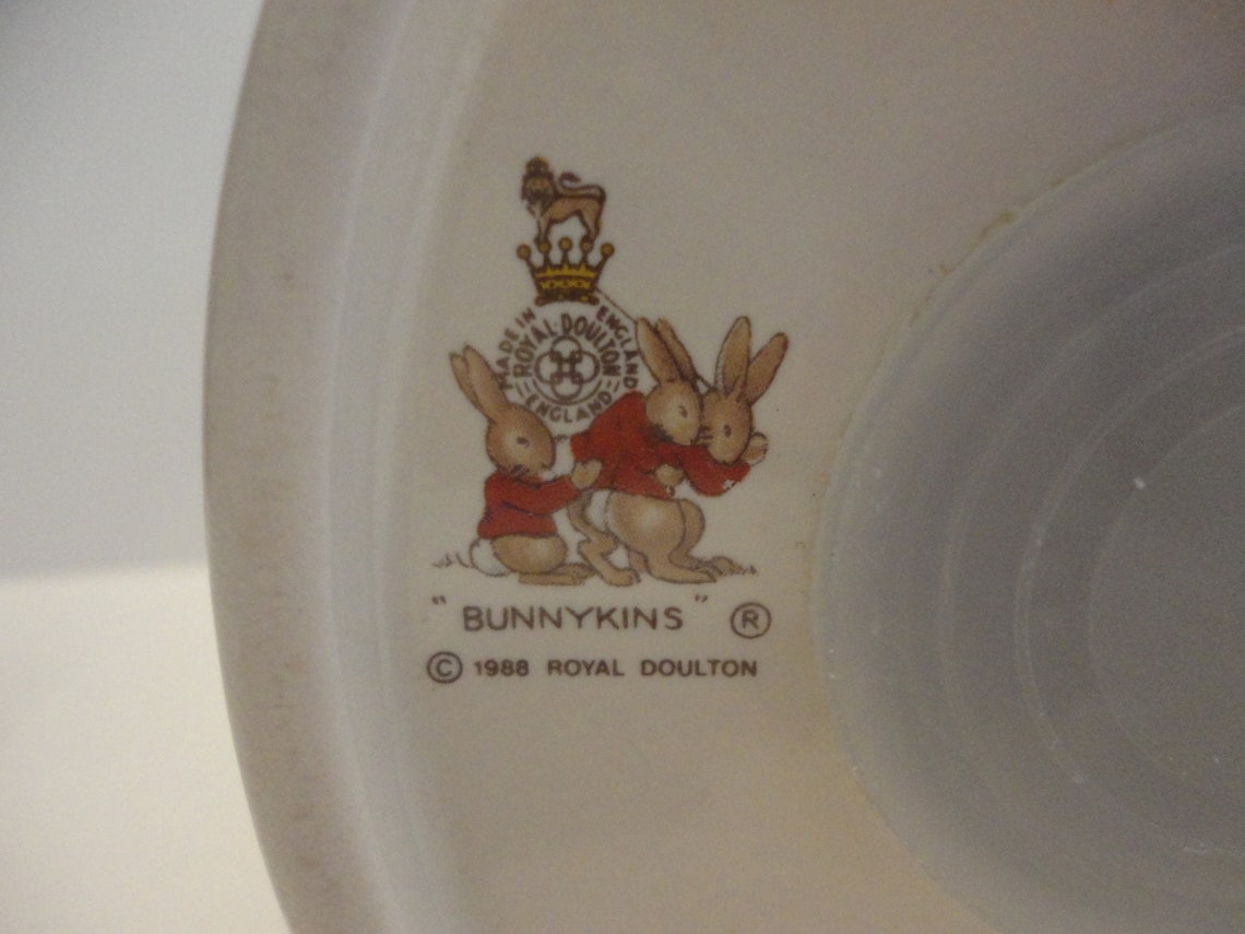 Royal Doulton Fine Bone China Bunnykins Book BankCollectible Etsy