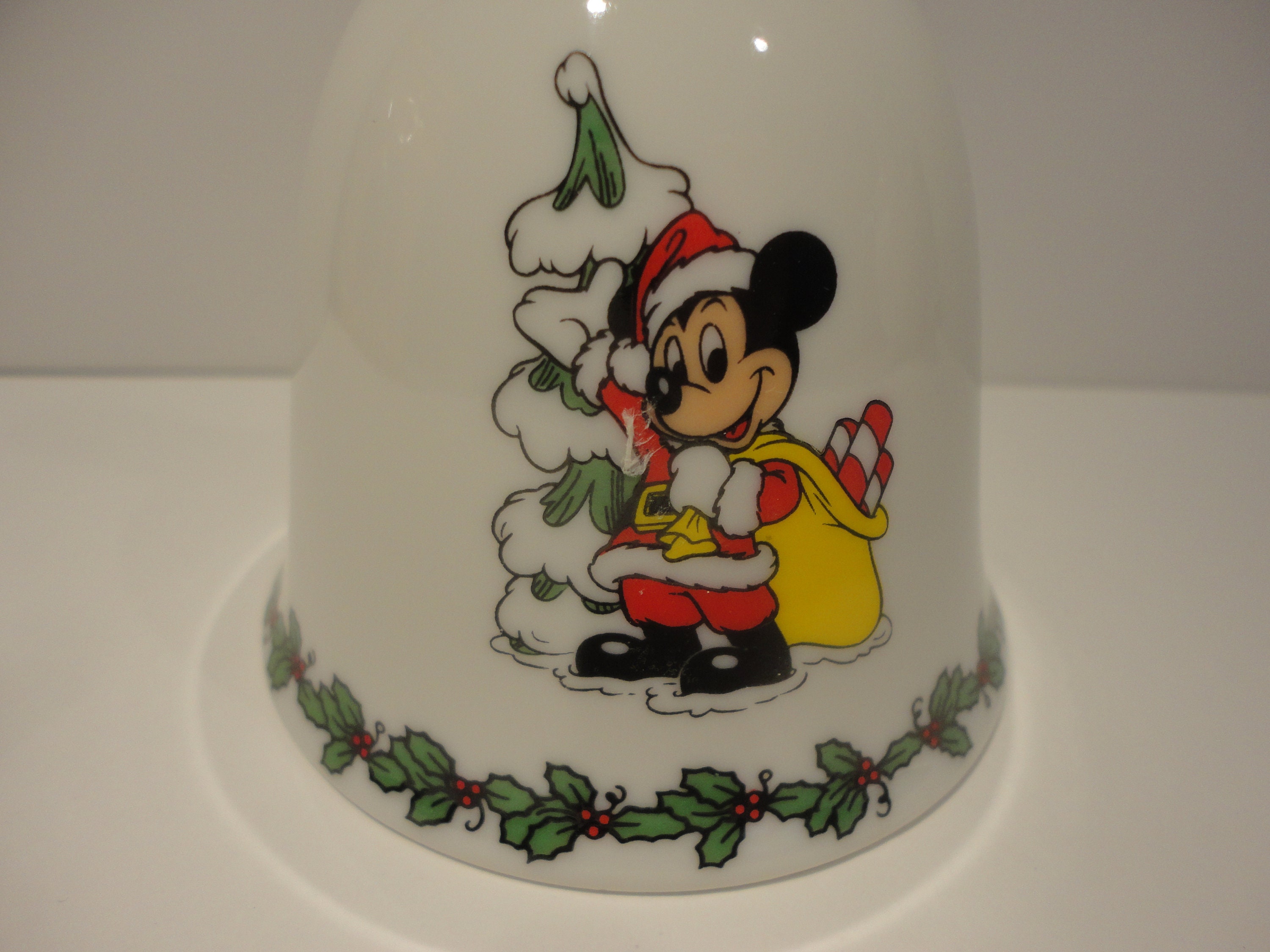 Disney Mickey Mouse Christmas Mug and Bell Made in Etsy