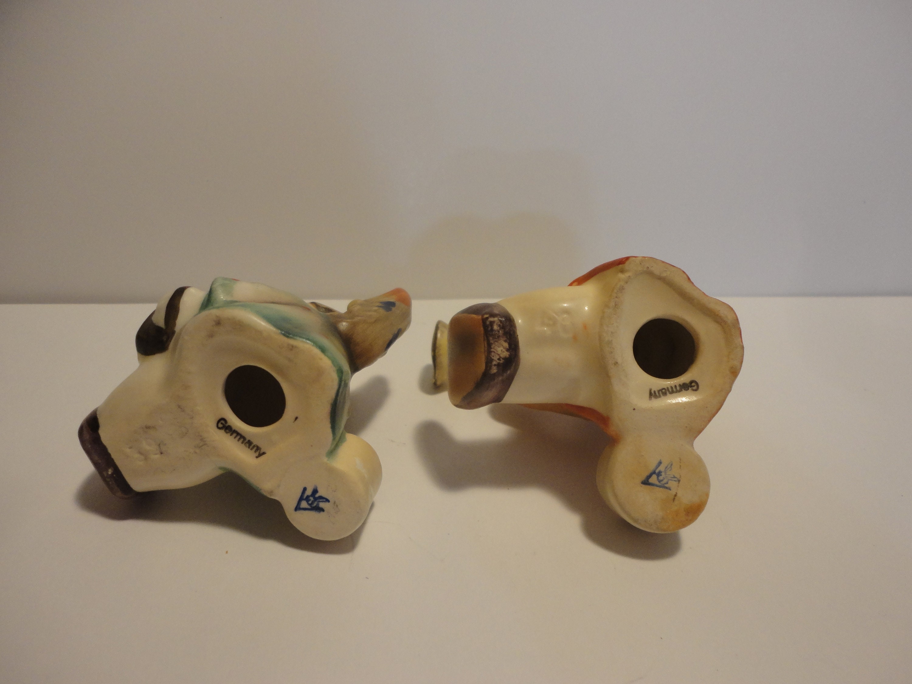 Goebel Hummel Angel Playing Instruments Candle Holders Made in Etsy