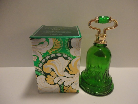 Avon Emerald Bell perfume bottleAvon VINTAGE AVON BELL Empty Perfume Bottle
