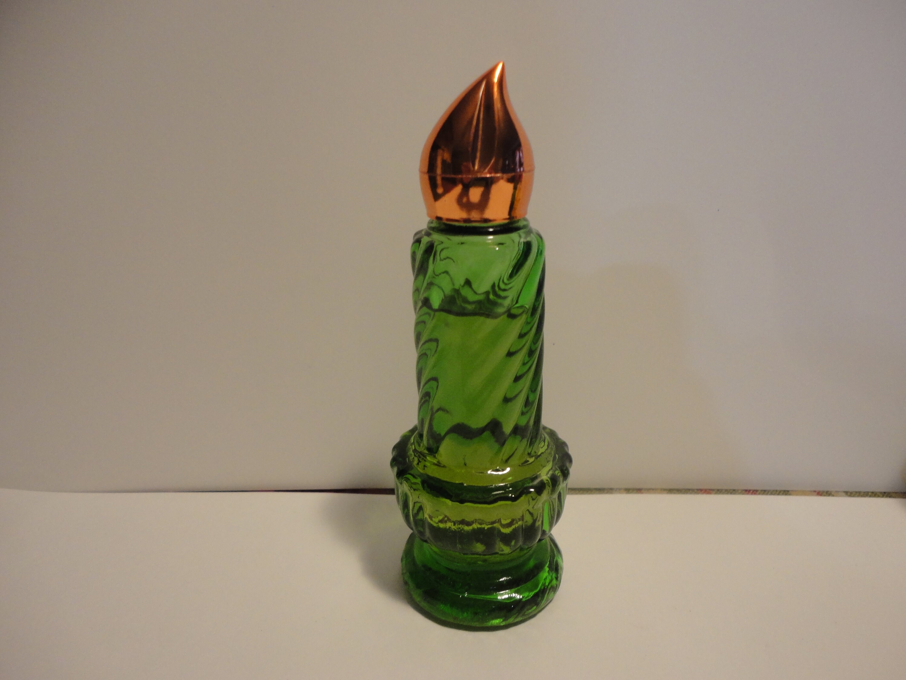 工芸品 AVON Xmas candle type perfume bottle Vintage - Avon - Christmas - Candle - Shape - Perfume Bottle