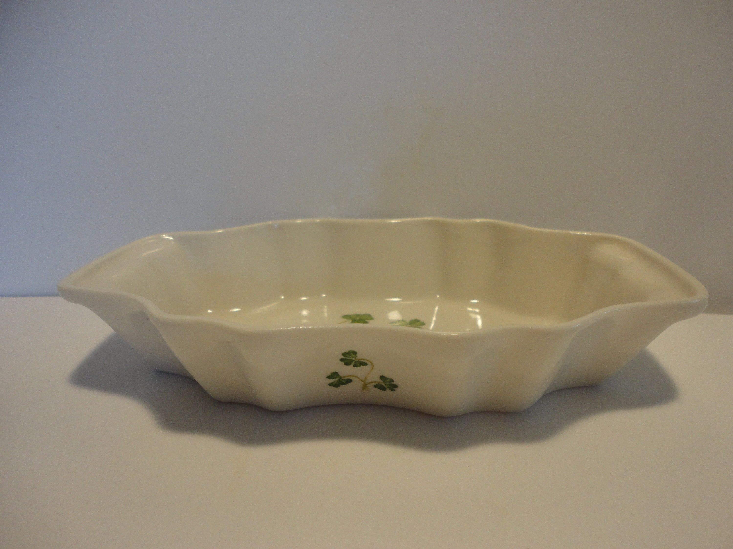 Donegal by Belleek Porcelain Shamrock Candy Dish/Trinket Etsy