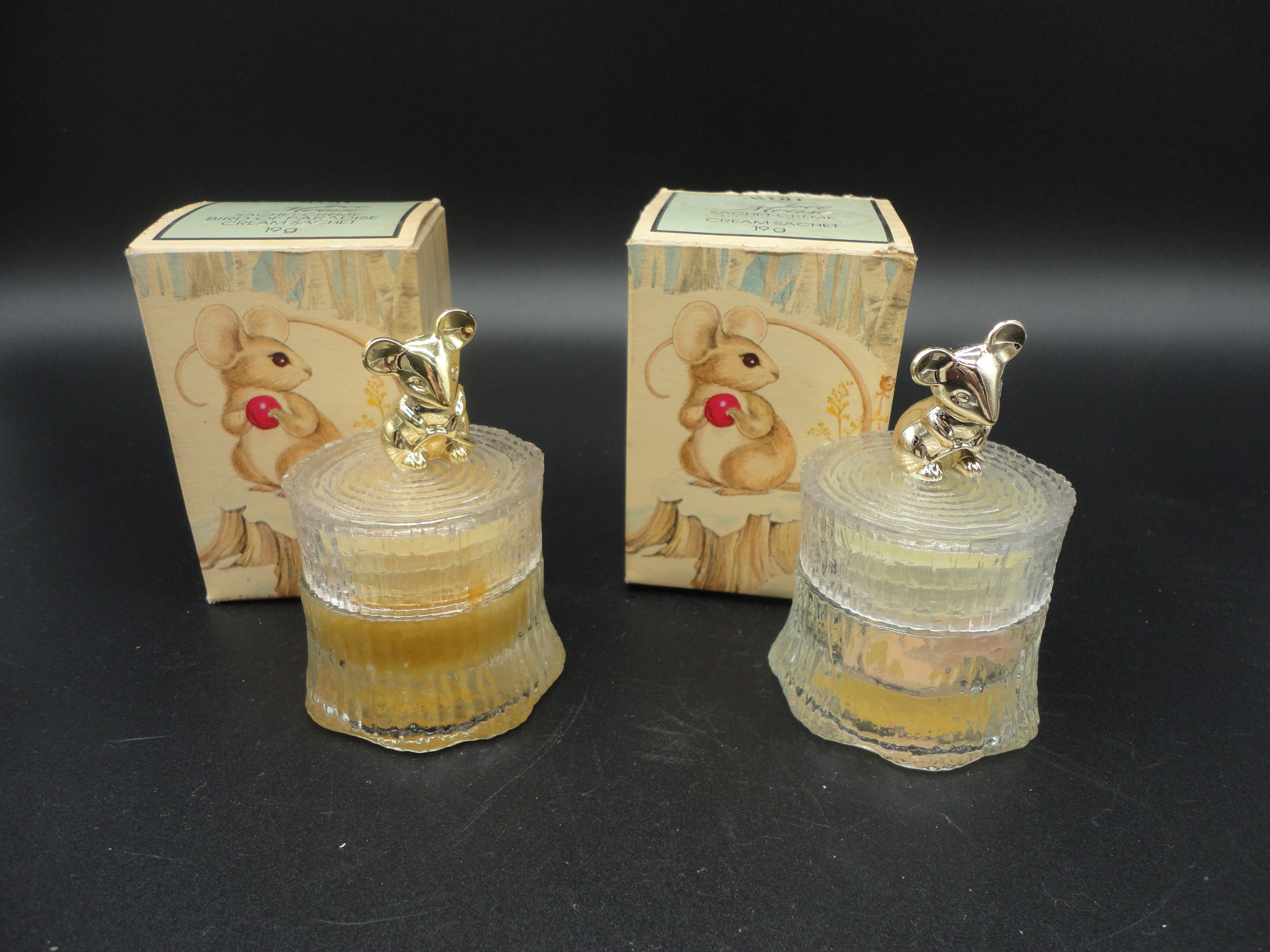 Avon Tree Mouse Cream Sachet,collectible Avon Bottle,vintage Avon