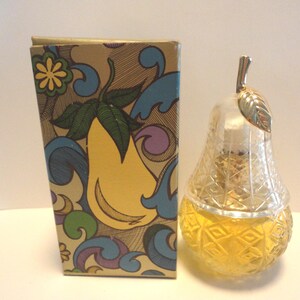 Bouteille de Cologne pour brume Sonnet Avon Pear Lumiere, bouteille de parfum Avon de collection, bouteille de Cologne pour brume Sonnet Avon Pear Lumiere vintage