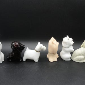 Vintage Avon Dog Perfume Bottles,Set of 6,Bon Bon Poodle,Baby Basset,Princess of Yorkshire,Sweet Tooth Terrier Lady Spaniel & Queen of Scots image 4