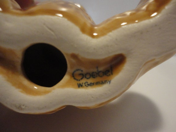 西ドイツ製ゲーベル磁器テディベアの置物、コレクター向けゲーベル磁器  