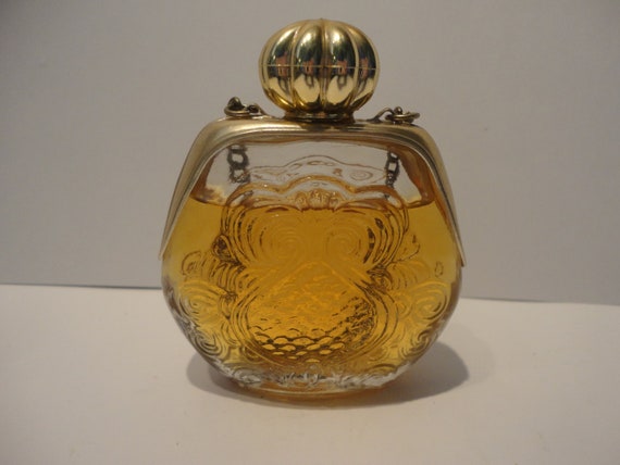 Avon Purse Petite Perfume Bottle with Vintage Avon Pineapple Perfume Bottle
