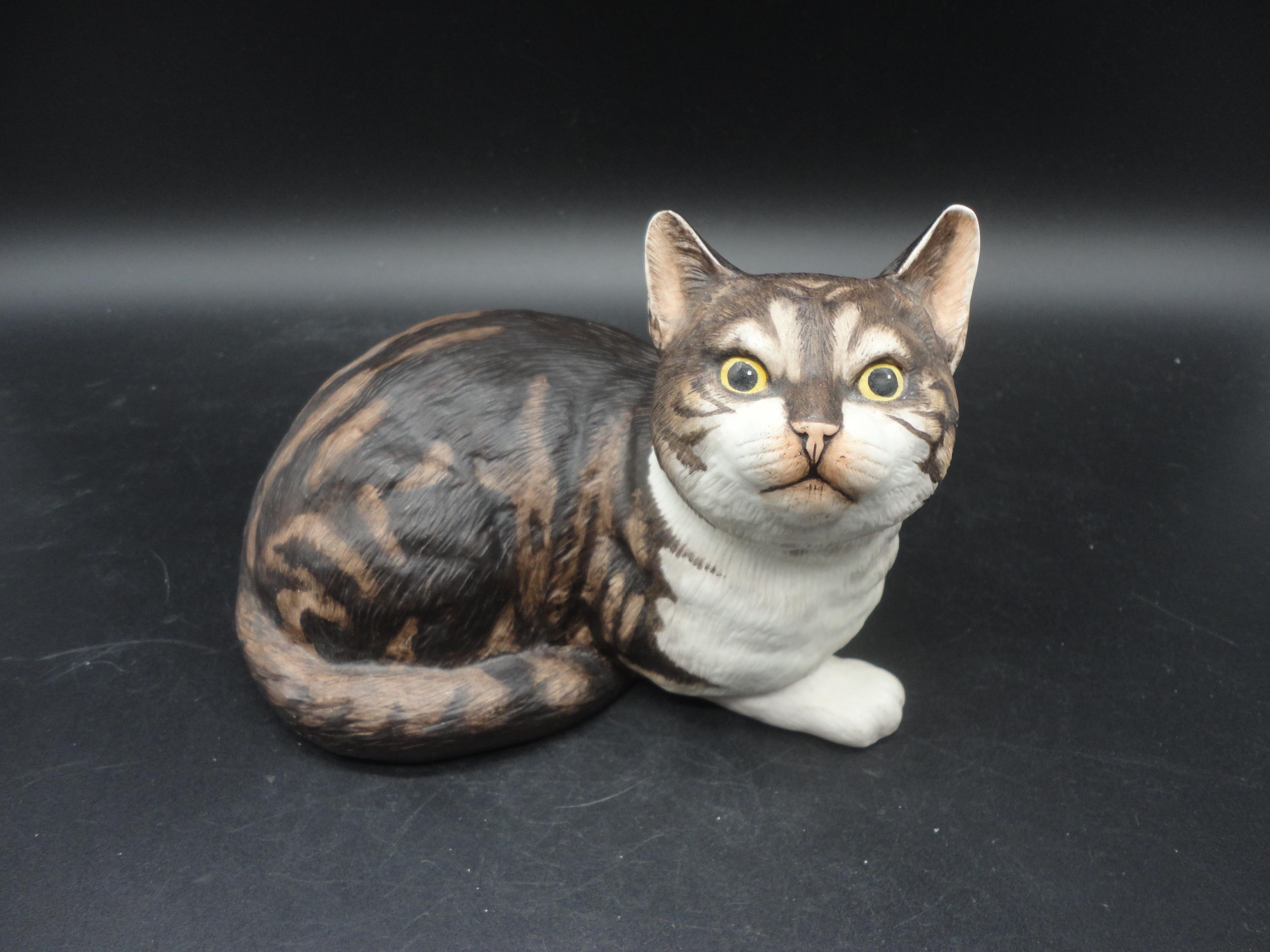 フランクリンミント　エリックテニー　ポーセリン 猫　置物　Fascination フランクリンミント エリックテニー ポーセリン 猫 置物