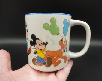 The Walt Disney Company Mickey Mouse and Friends Mug made in Japan,Collectible Disney Mug,Vintage Walt Disney Mickey Mouse and Friends Mug