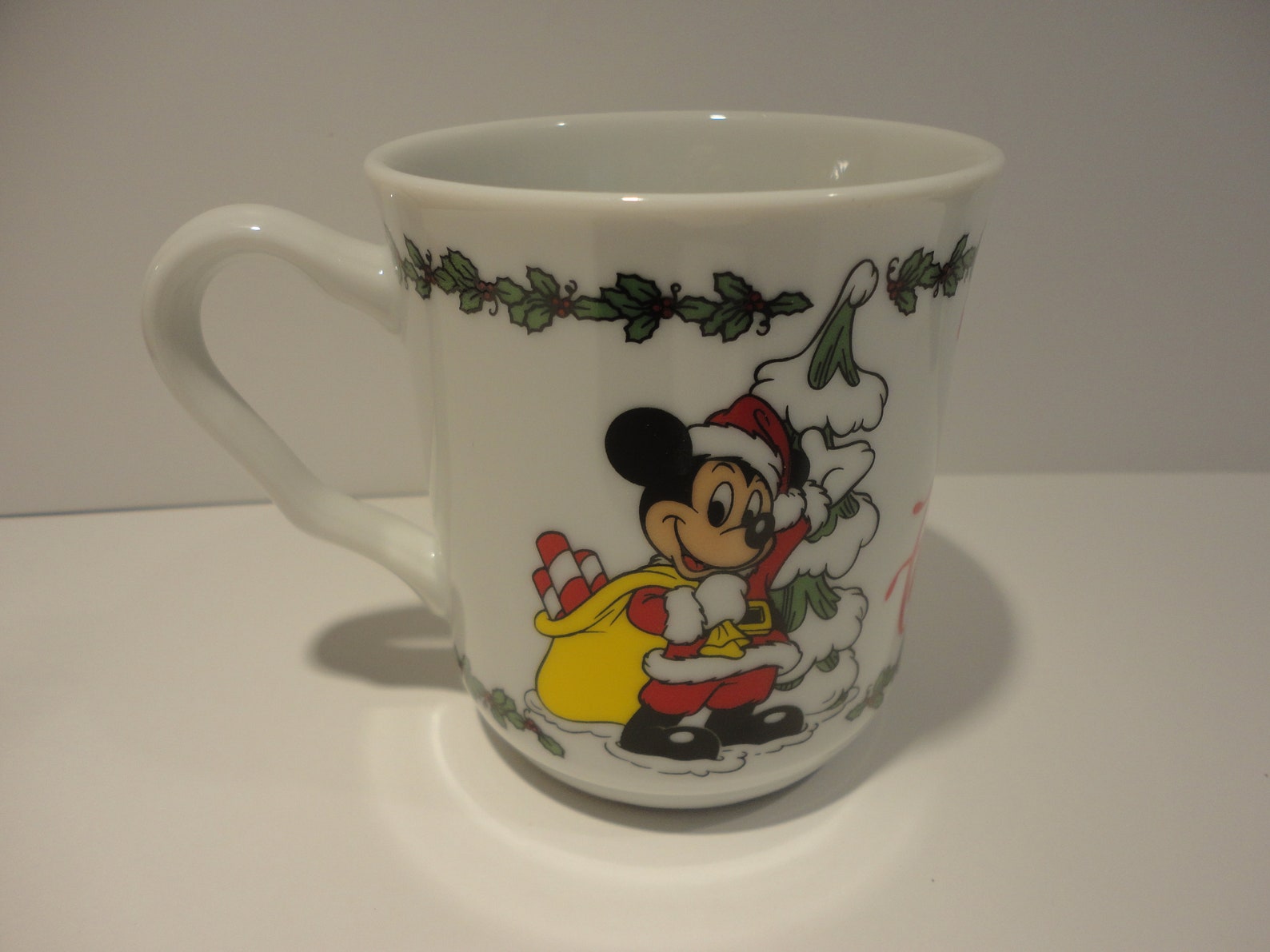 Disney Mickey Mouse Christmas Mug and Bell Made in Etsy