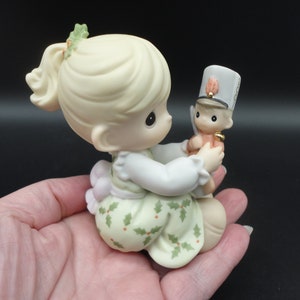Precious Moments May Your Christmas Begin With A Bang,Collectible Precious Moments 2001 Annual Edition Figurine,Vintage P.M. Figurine