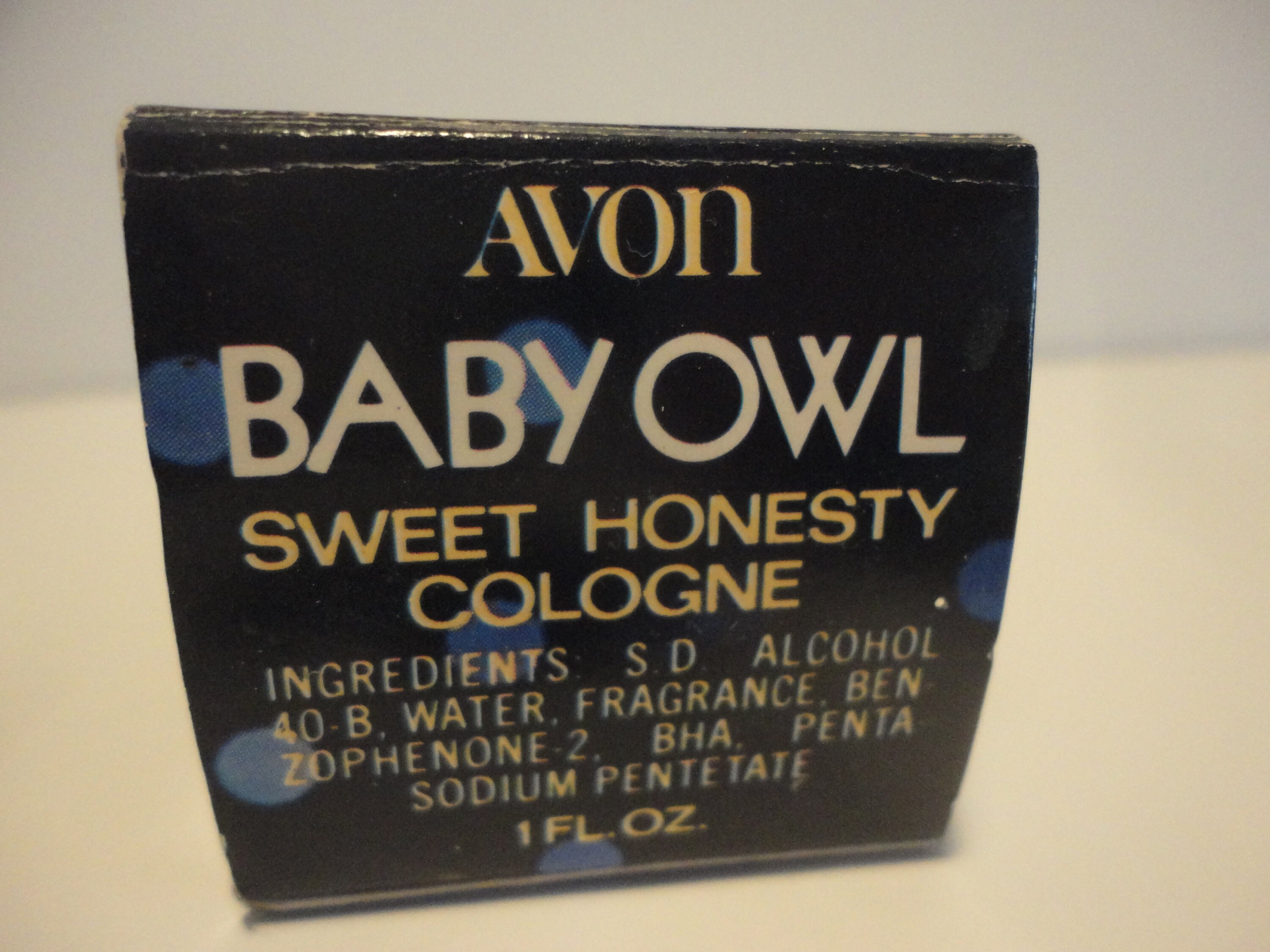 Avon Baby Owl Perfume Bottle With Colognecollectible Avon Etsy