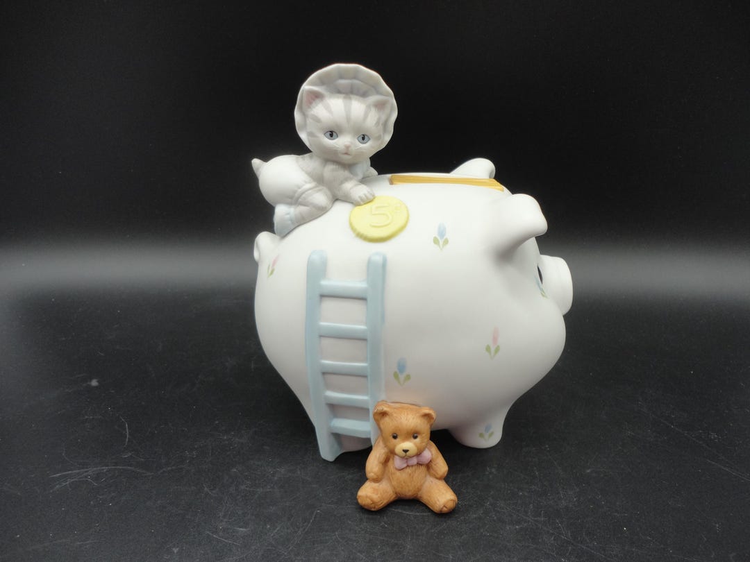 シュミット キティ キュウリ 磁器 貯金箱、コレクターズアイテム