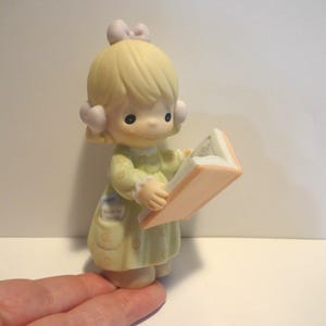 Precious Moments Porcelain Our Family Figurine,Collectible Precious Moments Figurine,Vintage Precious Moments Our Family Figurine