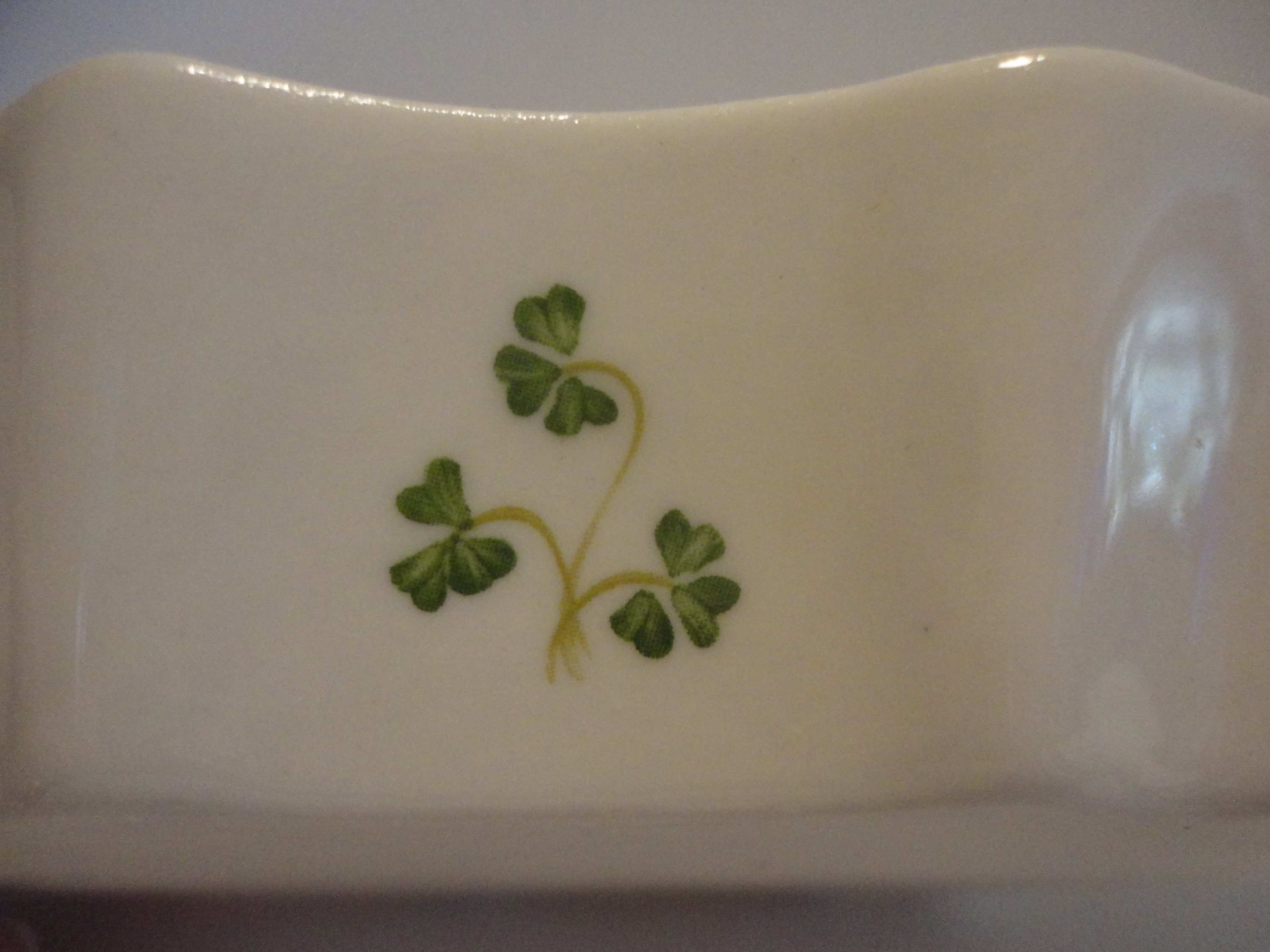Donegal by Belleek Porcelain Shamrock Candy Dish/Trinket Etsy