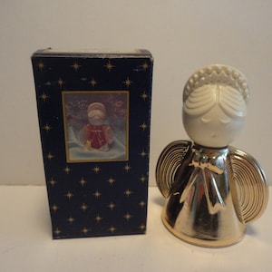 Avon Golden Angel Perfume Bottle with Cologne,Collectible Avon Perfume Bottle,Vintage Golden Angel Perfume Bottle with Cologne,Angel Bottle