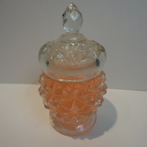 Avon Crystal Facetten Rosen,Sammlerstück Avon Crystal Deckeldose, Vintage Avon Crystal Facetten Rosen,Rosen Cologne Gelee