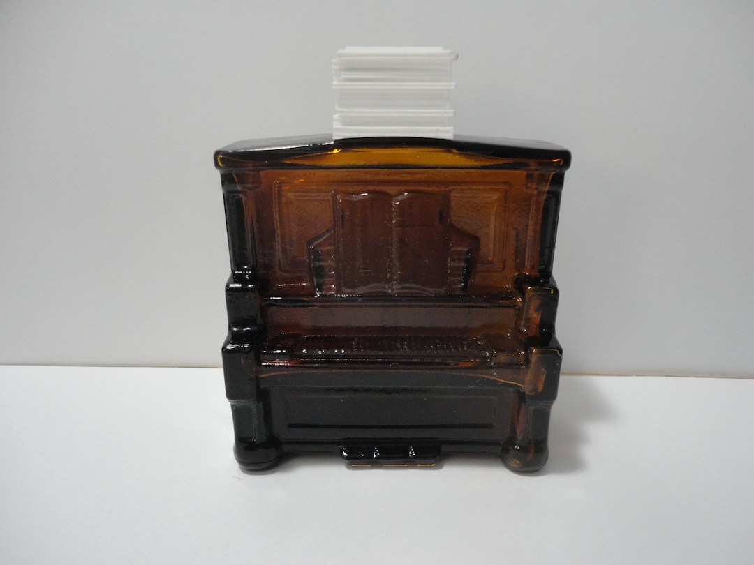 Vintage Avon Piano After Shave Bottle, Brown Glass Decor - Etsy