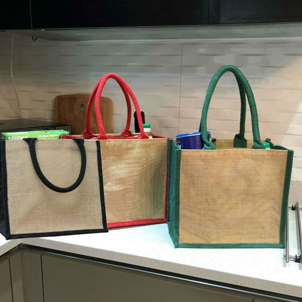 Burlap Gift Bag Etsy