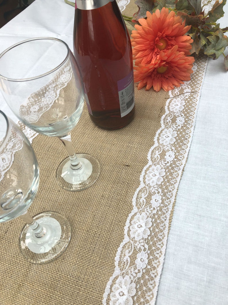 Burlap Jute Table Runner 12 Inches X 110 Inches 30 X 280 Cm Etsy UK