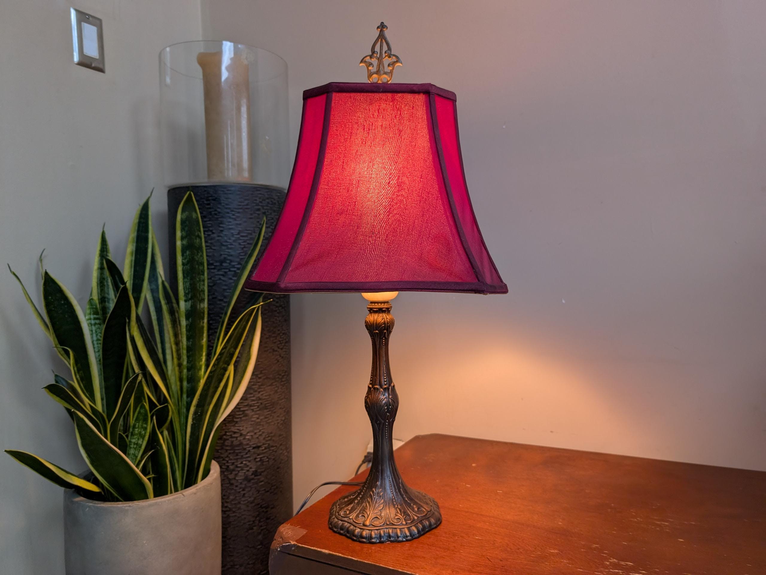 Vintage Bronze Table Lamps - Etsy