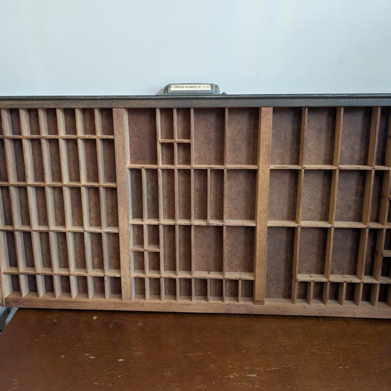 Letterpress Display Box - Etsy