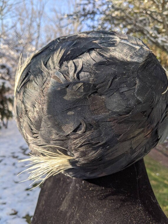 Vintage Feather Dress Hat by Mr. Henry Creations … - image 4