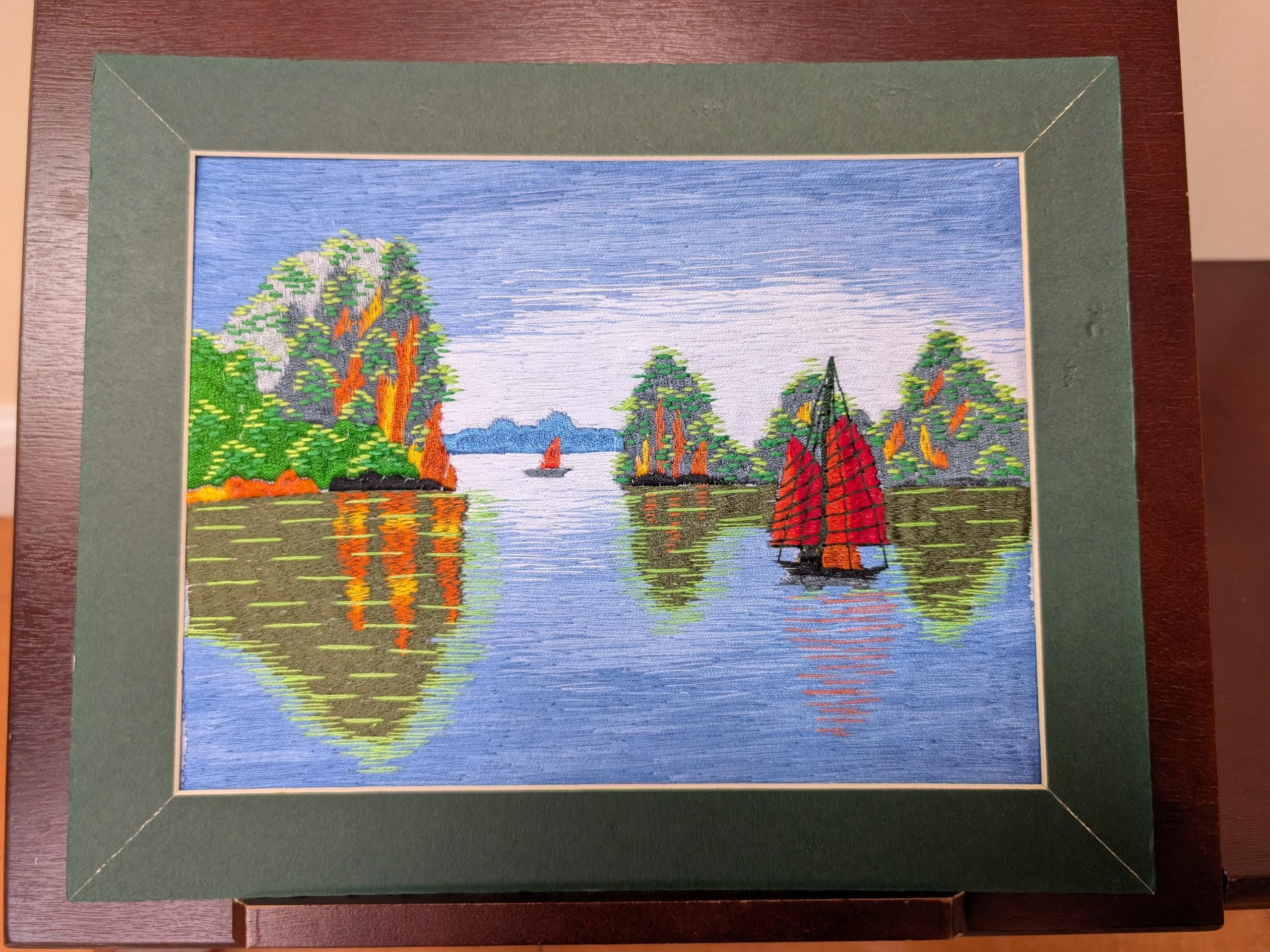 Vietnamese Landscape Embroidery - Etsy