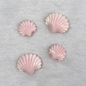 10 sztuk muszli Queen Conch Muszla ręcznie robiona Luźny kawałek - Muszla Queen Conch - Koralik z muszli - Kaboszon z muszli - Biżuteria z muszli