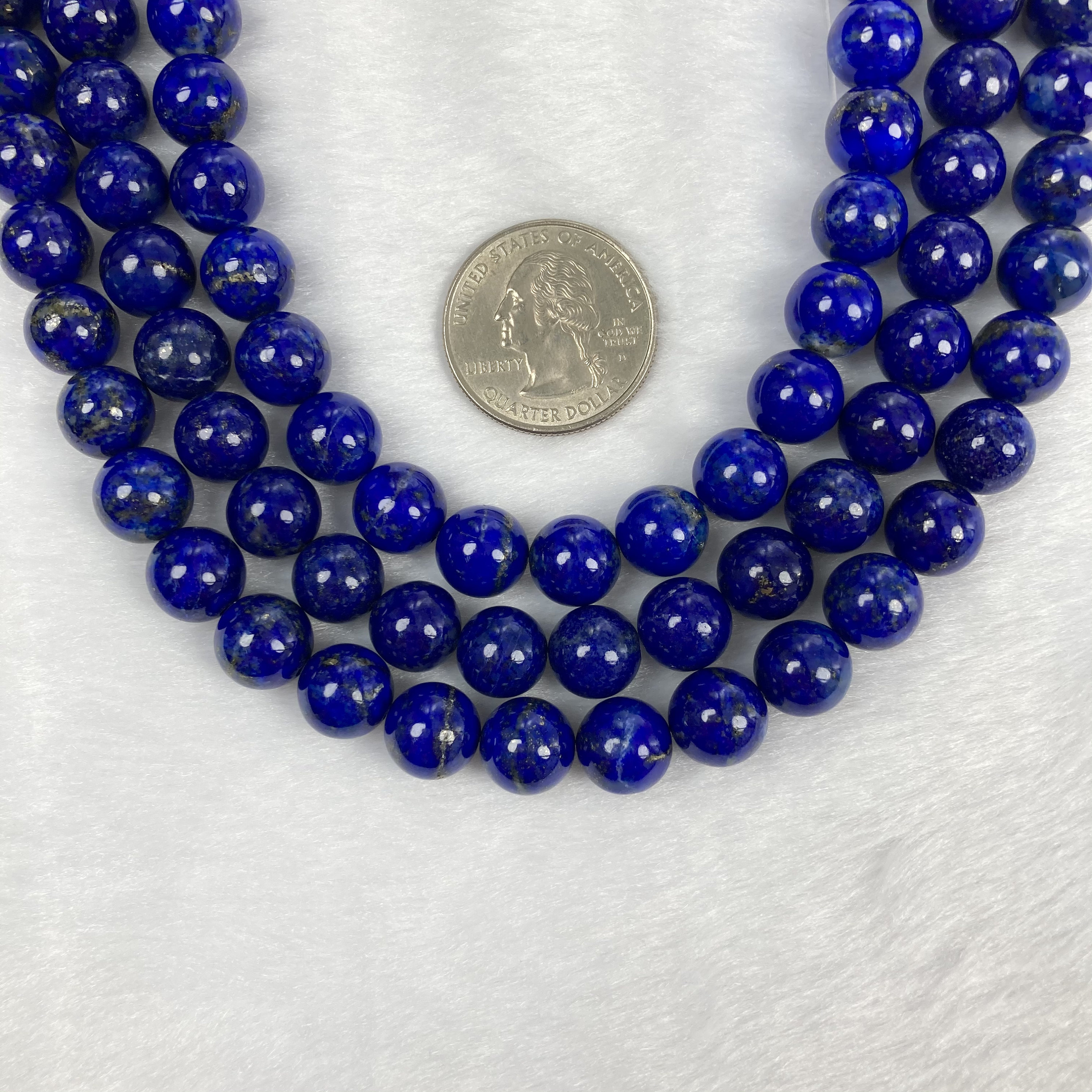 10mm Round Lapis Bead Lapis Strand 16 Beaded Strand - Etsy