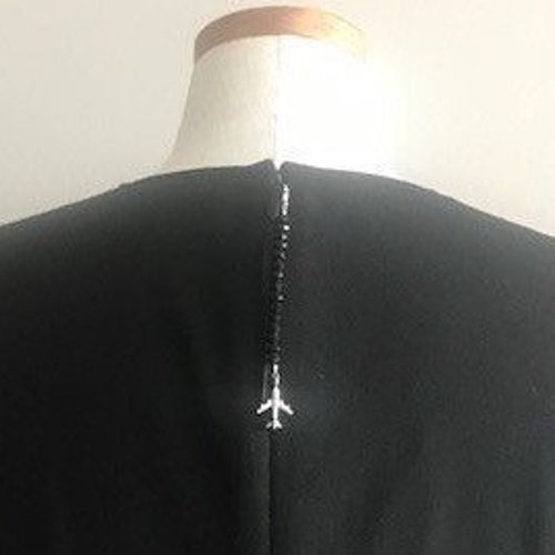 Flight Attendant Black Dress Pull Decorative Zipper Pulls Etsy